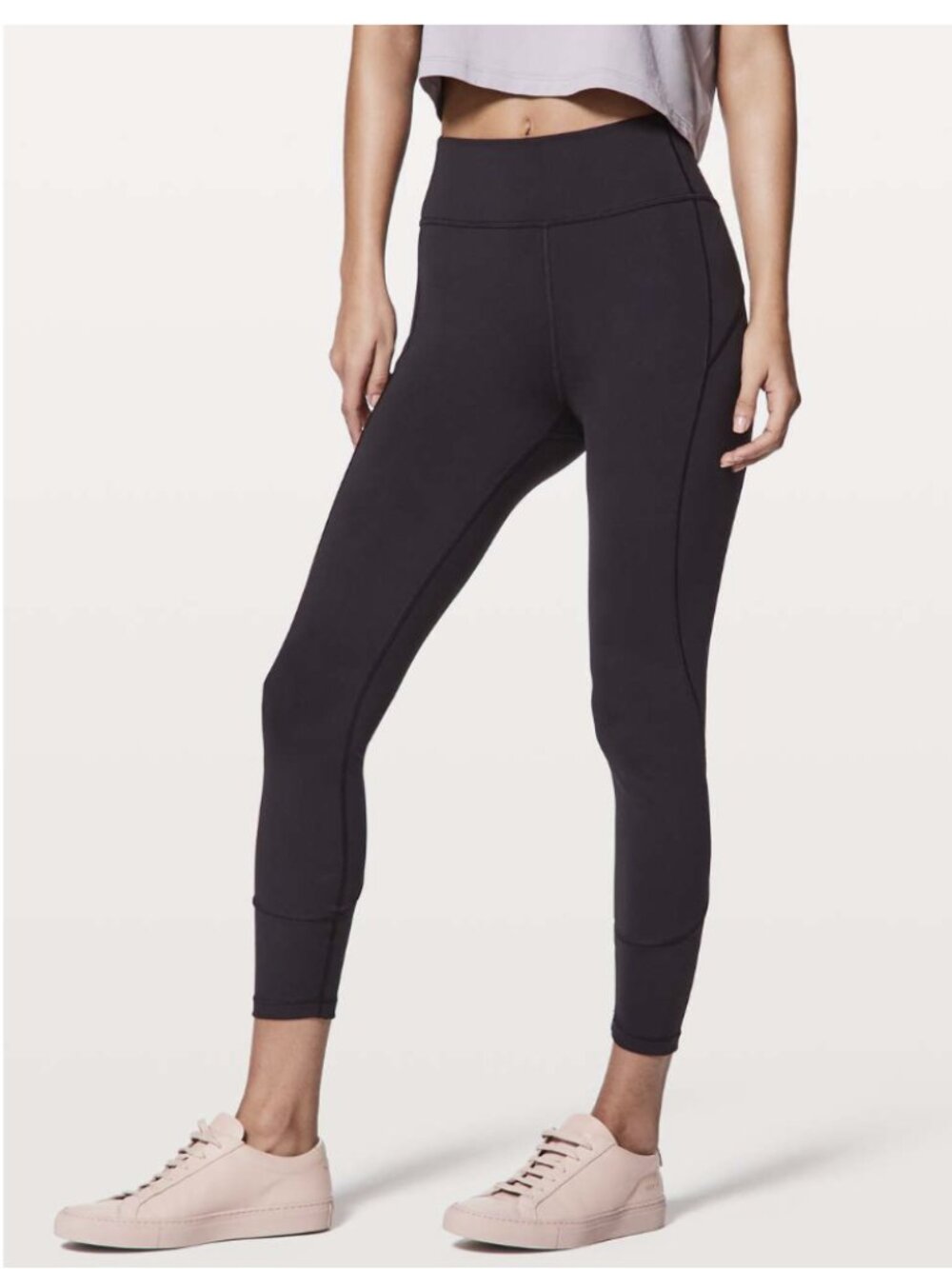 Lululemon In Movement 7/8 Tight Leggings *Everlux 25" Deep Phantom High Rise 6